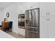 Stainless steel appliances and white cabinetry in a modern kitchen at 19106 Sheldon St, Orlando, FL 32833