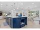 Island kitchen with a built-in pet feeding station at 19106 Sheldon St, Orlando, FL 32833