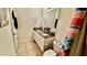 Clean bathroom with double sinks and a shower/tub combo at 3033 Timber Hawk Cir, Ocoee, FL 34761