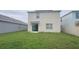 Back of house with grassy backyard at 3033 Timber Hawk Cir, Ocoee, FL 34761