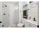 Clean bathroom with a walk-in shower and white vanity at 488 W Par St # 4, Orlando, FL 32804