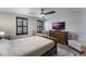 Bright bedroom featuring a comfy bed and ceiling fan at 711 Centervale Dr # 711, Celebration, FL 34747