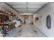 Spacious garage with ample storage shelving and room for two cars at 711 Centervale Dr # 711, Celebration, FL 34747