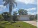 Charming single-story home featuring a two-car garage, complemented by lush landscaping and a vibrant green lawn at 770 Mink Ct, Poinciana, FL 34759