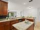 Kitchen featuring granite countertops, stainless steel appliances and wood cabinetry at 800 Ebb Tide Ln, Kissimmee, FL 34759
