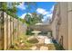 Private backyard with patio and wooden fence at 805 Wingo St, Orlando, FL 32803