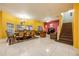 Open Dining Room with a table for six and access to the kitchen at 111 Vista Dr, Davenport, FL 33897