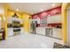 Kitchen with stainless steel appliances and white cabinets at 111 Vista Dr, Davenport, FL 33897