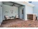 Brick paver patio with seating area and outdoor kitchen at 11868 Pulitzer Pl, Orlando, FL 32832