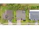 Bird's-eye view of the house and surrounding neighborhood at 15336 Firelight Dr, Winter Garden, FL 34787