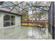 Spacious screened patio, perfect for relaxing and enjoying the outdoors at 15336 Firelight Dr, Winter Garden, FL 34787