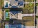 Bird's eye view of house and neighborhood at 16106 Pendio Dr, Bella Collina, FL 34756