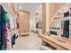 Large walk-in closet with ample shelving and hanging space at 16106 Pendio Dr, Bella Collina, FL 34756