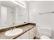 Bright bathroom featuring a large mirror over the vanity and a shower with white tile at 542 Orange Dr # 22, Altamonte Springs, FL 32701