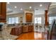 Updated kitchen with granite counters and wood cabinets at 5521 Hogan Ln, Winter Haven, FL 33884