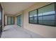Screened patio with sliding glass doors at 5521 Hogan Ln, Winter Haven, FL 33884