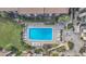 Relaxing community pool with plenty of lounge chairs at 570 Orange Dr # 54, Altamonte Springs, FL 32701