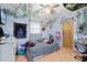 Unique bedroom with eclectic decor and ample space at 719 Dawson Ave, Orlando, FL 32825