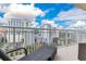 Relaxing balcony overlooking the cityscape at 100 S Eola Dr # 1201, Orlando, FL 32801