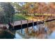 Beautiful private dock provides access to calm, tranquil waters, perfect for boating and fishing at 11036 Schooner Way, Windermere, FL 34786