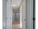 Clean hallway with white doors and carpet flooring at 1246 Margina Ave, Daytona Beach, FL 32114