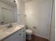 Clean bathroom with white vanity and tile floor at 1627 Eagle Creek Cir # 36, Orlando, FL 32807