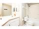 Bathroom with shower/tub combo and white vanity at 1747 Lady Slipper Cir, Orlando, FL 32825