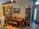 Cozy dining area with wood table and hutch at 2864 Copper Ridge Ct, Lake Mary, FL 32746