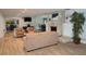 Community room features comfortable seating, a fireplace, and a dining area at 497 Oak Haven Dr, Altamonte Springs, FL 32701