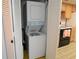 Stackable washer and dryer in closet at 497 Oak Haven Dr, Altamonte Springs, FL 32701