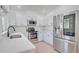 Modern kitchen with stainless steel appliances and white cabinetry at 5019 Nassau Cir # 5, Orlando, FL 32808
