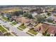 Aerial view showing house location and nearby park at 533 Woods Landing Dr, Minneola, FL 34715