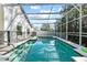 Refreshing screened pool, perfect for relaxation at 562 Eagle Pointe S, Kissimmee, FL 34746