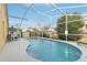 Inviting screened pool area with patio furniture, ideal for relaxation at 645 Rochester Loop, Davenport, FL 33897