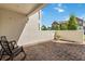 Relaxing patio area with brick pavers and landscaping at 13444 Stoddart Ave, Orlando, FL 32827