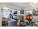 Open living room with hardwood floors and comfortable seating at 206 E South St # 6031, Orlando, FL 32801