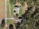 Aerial view of the property showing house and outbuildings at 2850 Horton Rd, Kissimmee, FL 34744