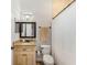 Clean bathroom with granite countertop, neutral tones, and shower/tub combo at 2850 Horton Rd, Kissimmee, FL 34744