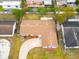 Aerial view of the house and surrounding neighborhood at 2855 Cady Way, Winter Park, FL 32792