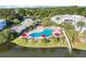 Community pool and clubhouse near the lake at 2923 Marshfield Ct # Ge, Orlando, FL 32822