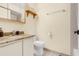 Bathroom with granite countertop and updated vanity at 2923 Marshfield Ct # Ge, Orlando, FL 32822
