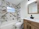 Bathroom with modern vanity and bathtub at 3074 Messina Ave, Orlando, FL 32811