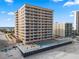 Oceanfront building exterior showcasing its modern design at 3799 S Atlantic Ave # 602, Daytona Beach, FL 32118