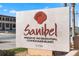 Sanibel Private Residential Condominiums building sign at 3799 S Atlantic Ave # 602, Daytona Beach, FL 32118