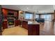 Modern kitchen with stainless steel appliances and granite countertops at 3799 S Atlantic Ave # 602, Daytona Beach, FL 32118