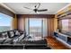 Spacious living room offering stunning ocean views and comfortable seating at 3799 S Atlantic Ave # 602, Daytona Beach, FL 32118