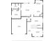 One-story house floor plan showing living room, kitchen, and bedrooms at 3915 Shoreview Dr, Kissimmee, FL 34744