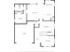 One-story house floor plan showing living room, kitchen, and bedrooms at 3915 Shoreview Dr, Kissimmee, FL 34744