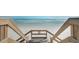 Wooden steps leading directly to the beach at 4153 S Atlantic Ave # 1020, New Smyrna Beach, FL 32169