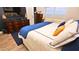 Main bedroom with ocean view and king-size bed at 4153 S Atlantic Ave # 1020, New Smyrna Beach, FL 32169